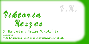 viktoria meszes business card